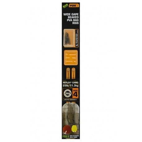 PRZYPONY FOX WIDE GAPE BEAKED PVA RING 25LBS 4