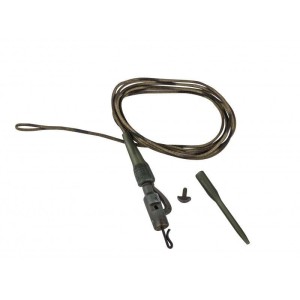 GOTOWY ZESTAW PROLOGIC SAFETY CLIP QC SWIVEL HOLLOW LEADER 31,5'' 80CM