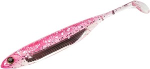 GUMA FISH ARROW FLASH J SHAD SW 4` #101 PINK/SILVER