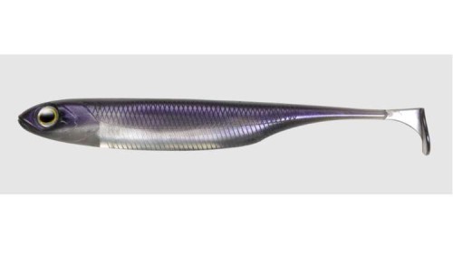 GUMA FISH ARROW FLASH J SHAD SW 4` #122 KEIMURA PURPLE SILVER