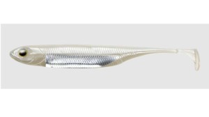 GUMA FISH ARROW FLASH J SHAD SW 4` #109 GLOW/SILVER