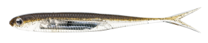 GUMA FISH ARROW FLASH-J SPLIT 4` #01 GREENPUMPKIN SILVER