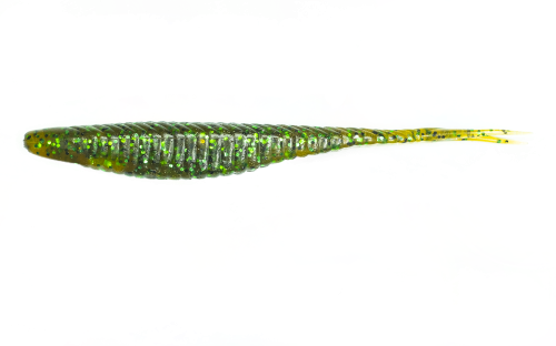 GUMA DAMIKI ARMOUR SHAD 5` ROOT BEER POP GRN