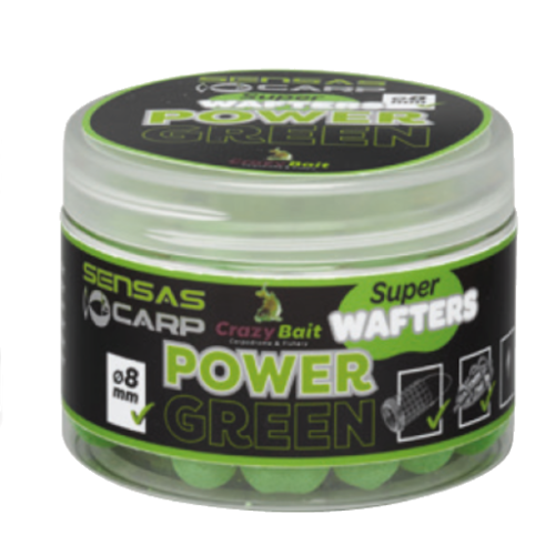 WAFFTERS CRAZY BAIT POWER GREEN 8MM 60G