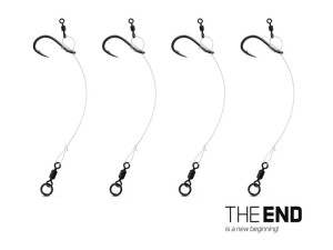 PRZYPON DELPHIN THE END RIG 4SZT 6CM 0,45MM #6