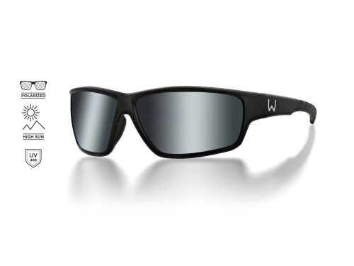 OKULARY WESTIN W6 SPORT 20 MATTE BLACK LB SMOKE LM SILVER FLASH AR BLUE