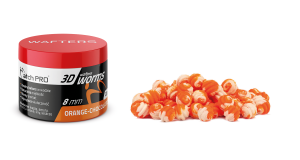 WAFTERS MATCH PRO 3D WORMS DUO ORANGE CHOCO 8MM 20G