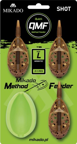 ZESTAW PODAJNIKÓW MIKADO SHOT QMF L 60G 3+1