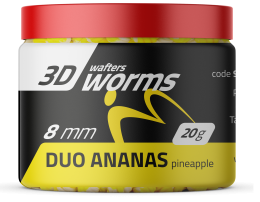 WAFTERS MATCH PRO 3D WORMS DUO ANANAS 8MM 20G