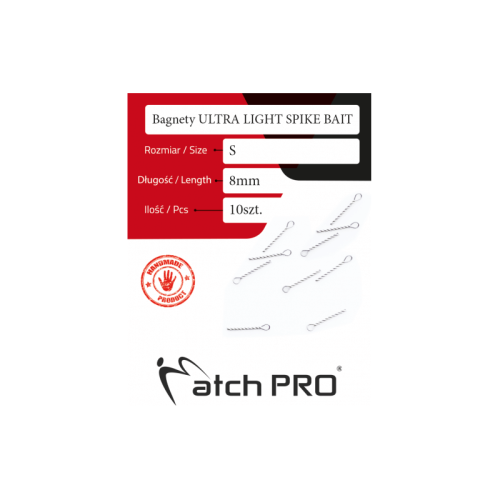 BAGNETY MATCH PRO ULTRA LIGHT SPIKE S 8MM