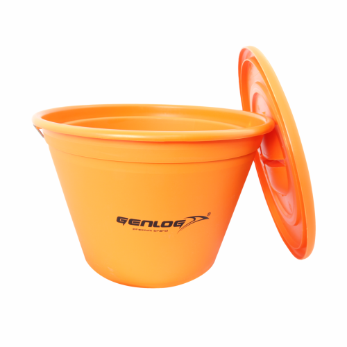 WIADRO GENLOG ORANGE 21L + MISKA + POKRYWKA