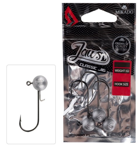 GŁÓWKI JIGOWE MIKADO JAWS CLASSIC 5G #2 BN 3SZT