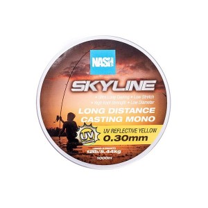 ŻYŁKA NASH SKYLINE MONO UV YELLOW 12LB 0,30MM 1000M