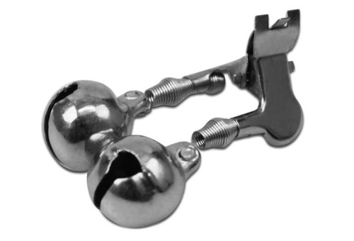 DZWONECZEK DELPHIN METALOWY ZACISK 18