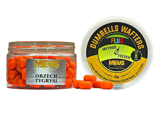 DUMBELLS MEUS FLUO WAFTERS 8MM ORZECH TYGRYSI