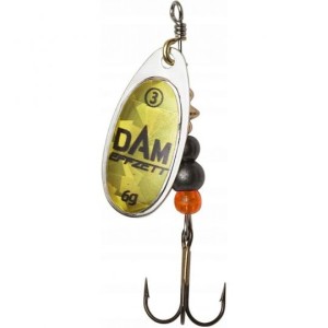 BŁYSTKA DAM EFFZET FLUO SPINNER #4 10G GOLD