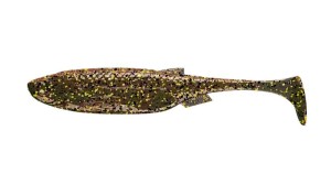GUMA LIBRA LURES KRAKEN SHAD 3" 033 MOTOR OIL BROWN