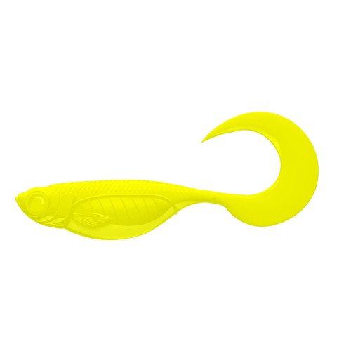 GUMA LIBRA LURES EMBRION TWIST TAIL 2,5" 006 HOT YELLOW