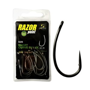 HAKI CARPSPIRIT RAZOR POINT SHORT CURVE SHANK #1