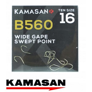 HACZYKI KAMASAN B560 WIDE GAPE SWEPT POINT #20