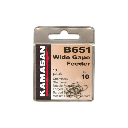 HACZYKI KAMASAN B651 WIDE GAPE FEEDER #14