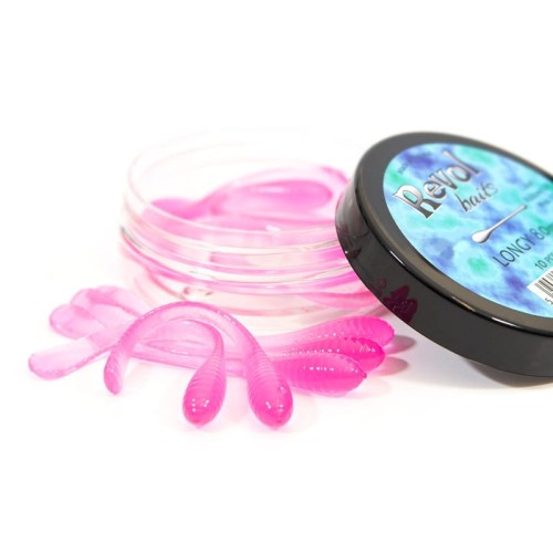 GUMA REVOL BAITS LONGY 80MM SHRIMP PINK UV