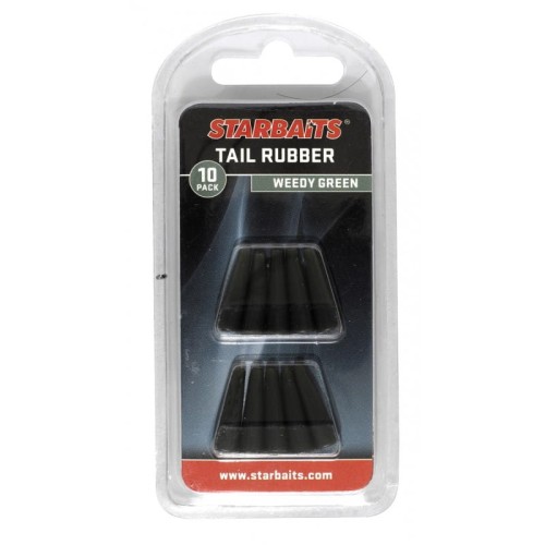 KAPTUREK DO BEZPIECZNEGO KLIPSA STARBAITS TAIL RUBBER ZIELONY 10SZT