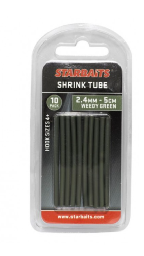 RURKA STARBAITS SILIKONOWA BRĄZOWA TERMOKURCZLIWA 2.4MM 5 CM  10 SZT