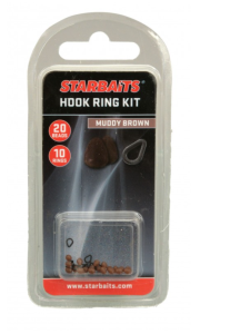 STOPER STARBAITS NA HACZYK ZIELONY HOOK RING BRĄZOWY