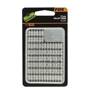 STOPERY FOX PELLET PEGS CLEAR 11MM