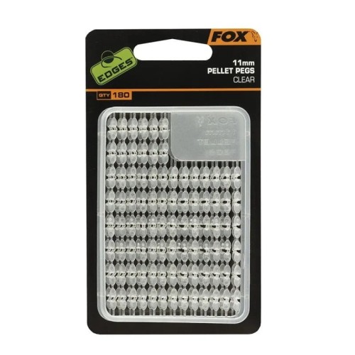 STOPERY FOX PELLET PEGS CLEAR 11MM