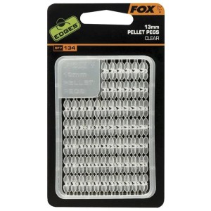 STOPERY FOX PELLET PEGS CLEAR 13MM 134SZT