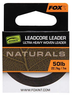 LEADCORE FOX LEADER ULTRA GEAVY WOVEN LEADER 50LB 7M