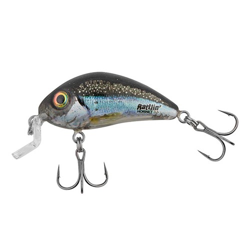 WOBLER SALMO RATTLIN'HORNET 3,5SR CLEAR HOLO SMELT