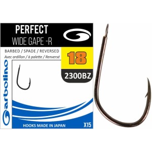HACZYKI GARBOLINO PERFECT WIDE GAPE-R 2300BZ #18 15SZT