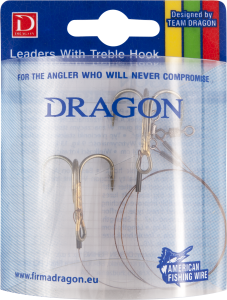 PRZYPON ŻYWCOWY DRAGON A.F.W. #2/0 1X7 SURFTSRAND 13KG 30CM 2SZT/OPAK