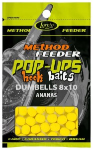 PRZYNĘTA LORPIO HOOK BAITS POP-UPS DUMBELLS 7x10MM ANANAS 15G