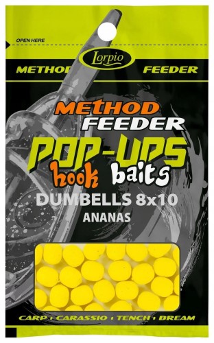 PRZYNĘTA LORPIO HOOK BAITS POP-UPS DUMBELLS 7x10MM ANANAS 15G