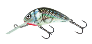WOBLER SALMO HORNET 5 HOLOGRAPHIC GREY SHINER SINKING