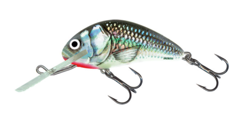 WOBLER SALMO HORNET 5 HOLOGRAPHIC GREY SHINER SINKING