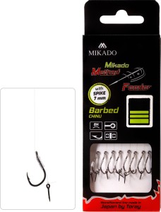 PRZYPON MIKADO MF Z IGŁĄ hak z zadziorem nr 10 / żyłka: 0.23mm/10cm - op.8szt.