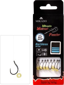 PRZYPON MIKADO MF Z GUMKĄ hak bez zadziora nr 8 żyłka: 0.23mm/10cm - op.8szt.