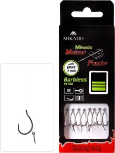 PRZYPON MIKADO MF Z IGŁĄ hak bez zadziora nr 4 żyłka: 0.28mm/10cm - op.8szt.