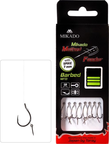 PRZYPON MIKADO MF Z IGŁĄ hak z zadziorem nr 8 / żyłka: 0.23mm/10cm - op.8szt.