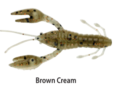 GUMA GUNKI HOURRA CRAW 50 2" 5CM 1,4G BROWN CREAM