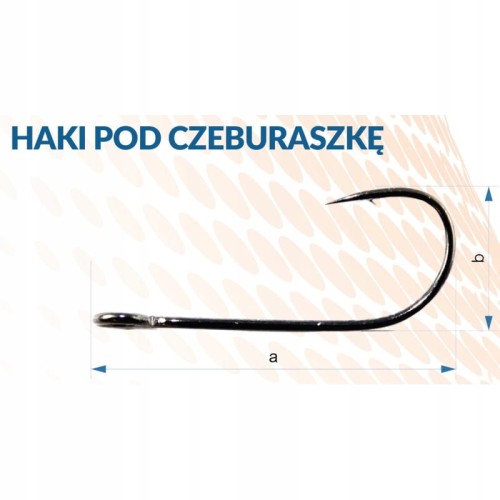 HAK POD CZEBURASZKĘ JMC #4 10SZT
