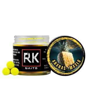 KULKI PROTEINOWE RK BAITS POP UP 12MM 125ML ANANAS MASŁO