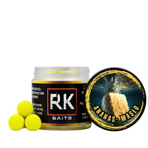 KULKI PROTEINOWE RK BAITS POP UP 15MM 125ML ANANAS MASŁO