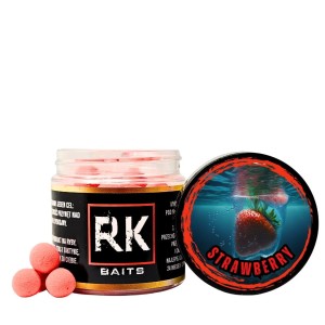 KULKI PROTEINOWE RK BAITS POP UP 12MM 125ML STRAWBERRY