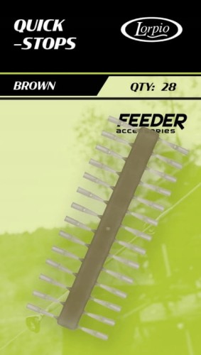 STOPER LORPIO QUICKSTOPS BRĄZOWY 28SZT